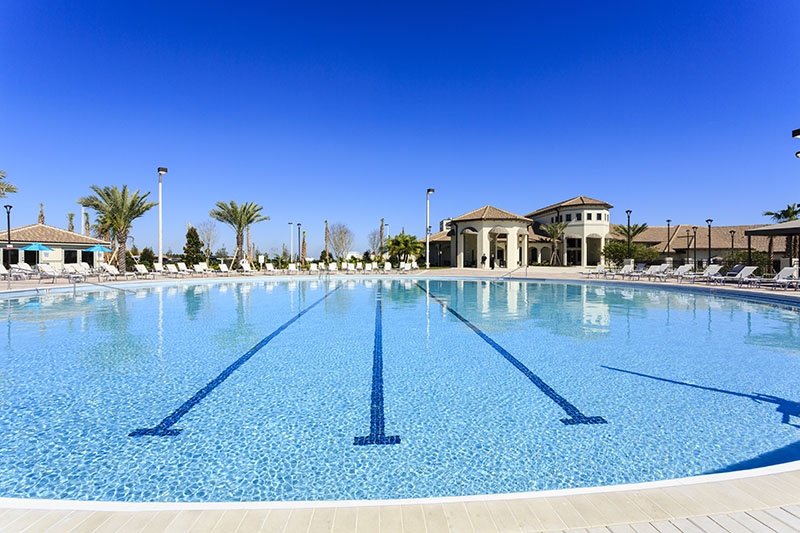Resort-style pool at The Retreat at ChampionsGate